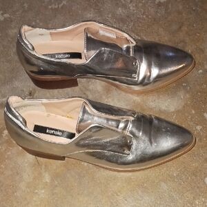 Kensie Silver Loafers
